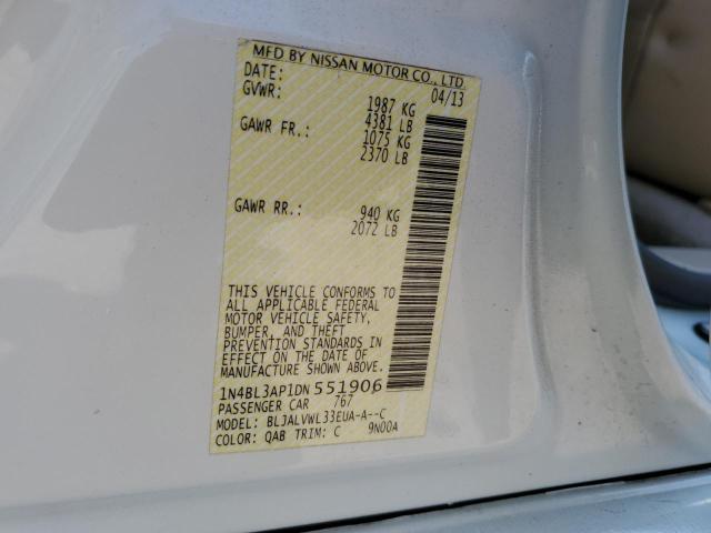 Photo 11 VIN: 1N4BL3AP1DN551906 - NISSAN ALTIMA 3.5 