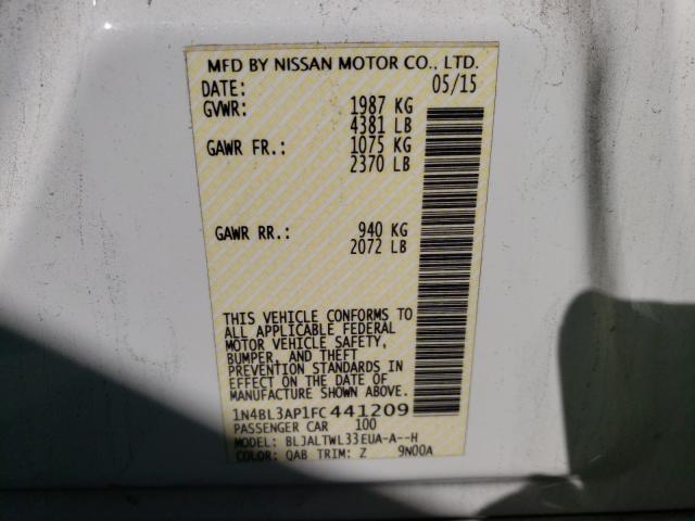 Photo 9 VIN: 1N4BL3AP1FC441209 - NISSAN ALTIMA 3.5 