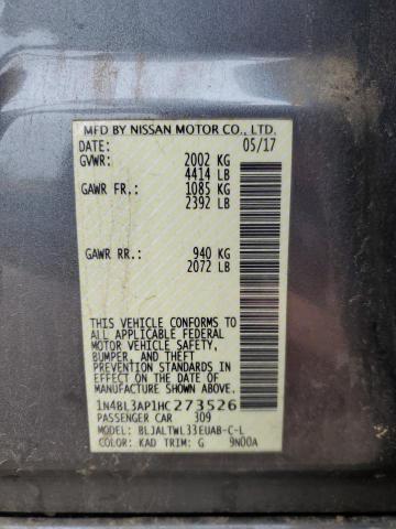 Photo 11 VIN: 1N4BL3AP1HC273526 - NISSAN ALTIMA 