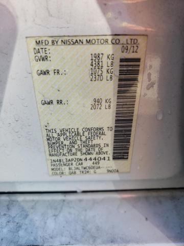 Photo 12 VIN: 1N4BL3AP2DN444041 - NISSAN ALTIMA 