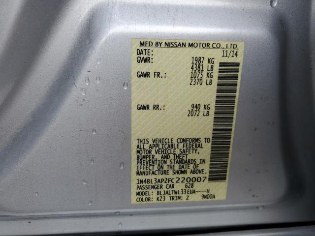 Photo 11 VIN: 1N4BL3AP2FC220007 - NISSAN ALTIMA 