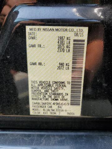 Photo 11 VIN: 1N4BL3AP2FC496669 - NISSAN ALTIMA 