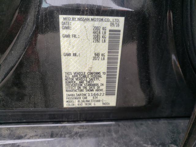 Photo 9 VIN: 1N4BL3AP2HC116622 - NISSAN ALTIMA 3.5 