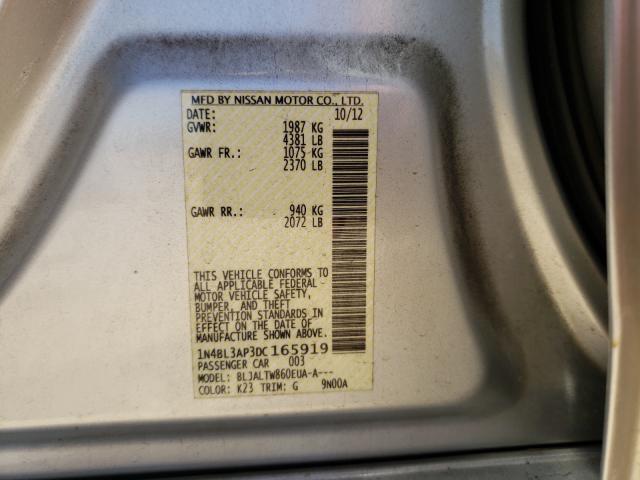 Photo 9 VIN: 1N4BL3AP3DC165919 - NISSAN ALTIMA 3.5 