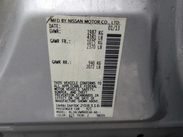 Photo 11 VIN: 1N4BL3AP3DC208316 - NISSAN ALTIMA 