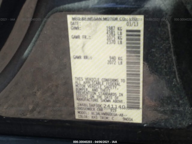 Photo 8 VIN: 1N4BL3AP3DC241140 - NISSAN ALTIMA 