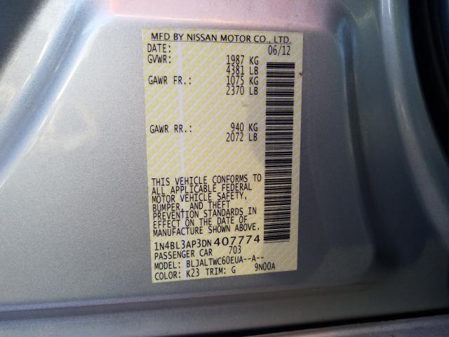 Photo 9 VIN: 1N4BL3AP3DN407774 - NISSAN ALTIMA 3.5 