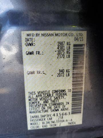 Photo 11 VIN: 1N4BL3AP3FC415663 - NISSAN ALTIMA 3.5 