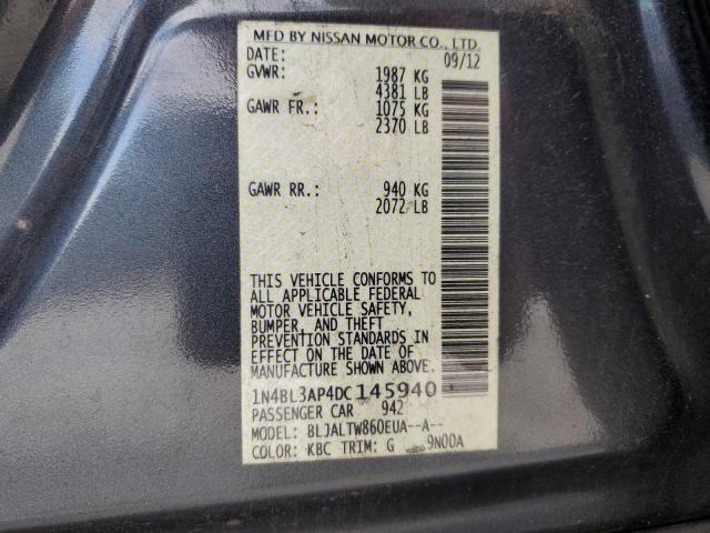 Photo 11 VIN: 1N4BL3AP4DC145940 - NISSAN ALTIMA 3.5 