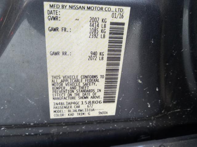 Photo 9 VIN: 1N4BL3AP4GC158806 - NISSAN ALTIMA 3.5 