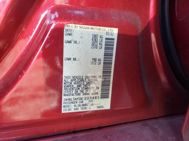 Photo 9 VIN: 1N4BL3AP5DC103485 - NISSAN ALTIMA 3.5 