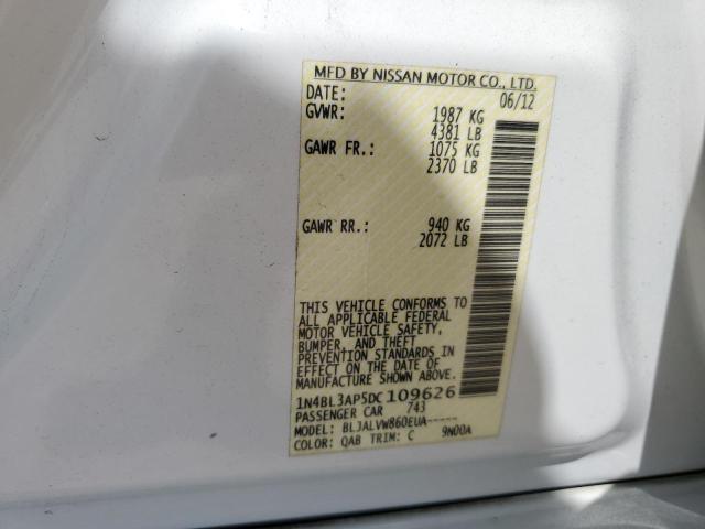 Photo 11 VIN: 1N4BL3AP5DC109626 - NISSAN ALTIMA 