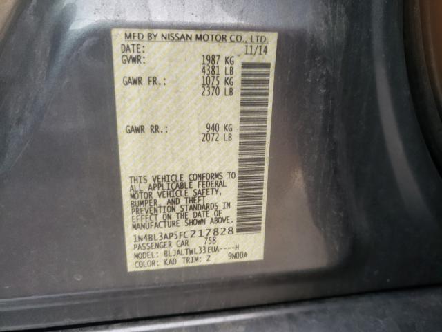 Photo 9 VIN: 1N4BL3AP5FC217828 - NISSAN ALTIMA 3.5 