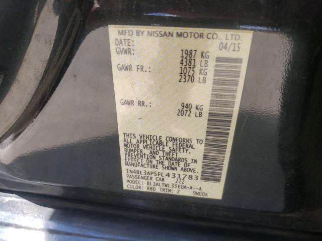 Photo 9 VIN: 1N4BL3AP5FC431783 - NISSAN ALTIMA 3.5 