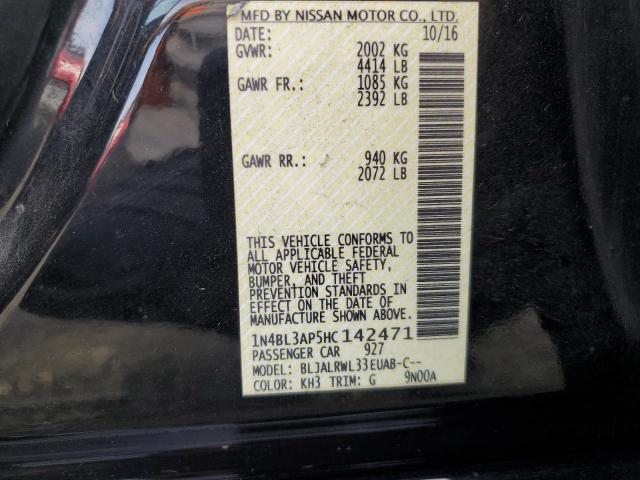 Photo 11 VIN: 1N4BL3AP5HC142471 - NISSAN ALTIMA 