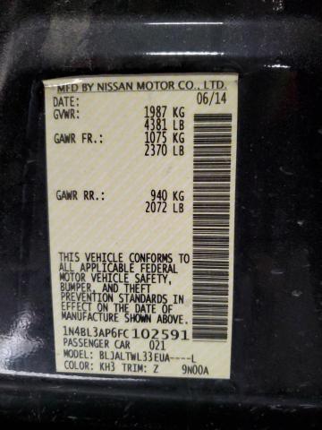 Photo 11 VIN: 1N4BL3AP6FC102591 - NISSAN ALTIMA 