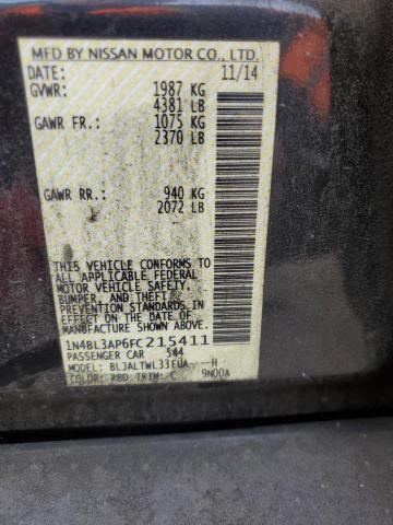 Photo 12 VIN: 1N4BL3AP6FC215411 - NISSAN ALTIMA 