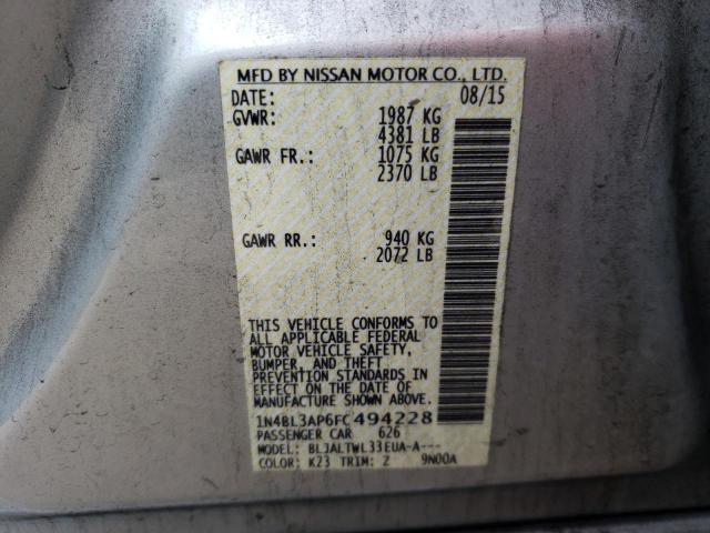 Photo 11 VIN: 1N4BL3AP6FC494228 - NISSAN ALTIMA 3.5 