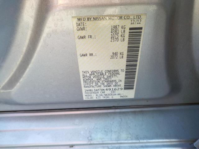 Photo 9 VIN: 1N4BL3AP7DN491629 - NISSAN ALTIMA 3.5 