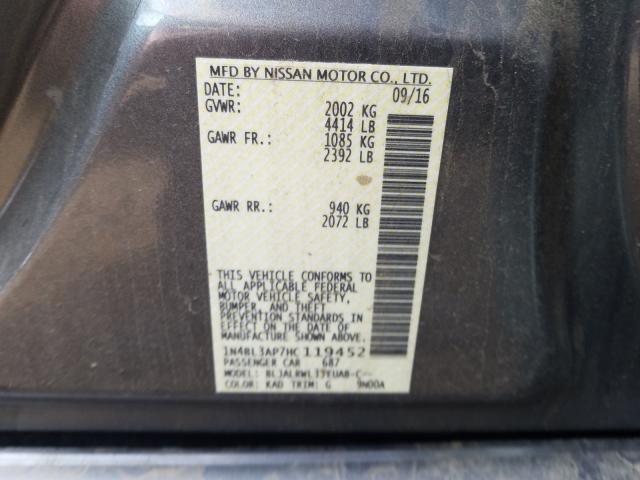 Photo 9 VIN: 1N4BL3AP7HC119452 - NISSAN ALTIMA 3.5 