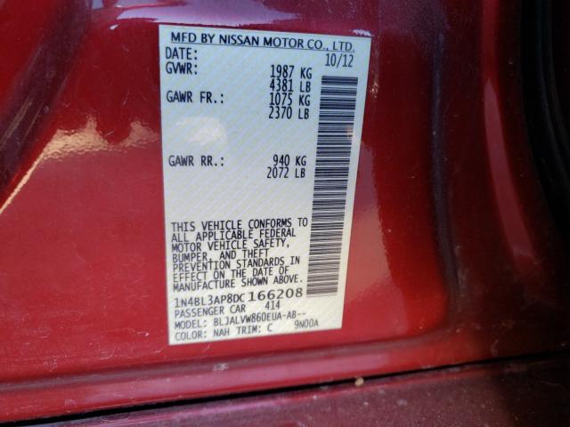 Photo 9 VIN: 1N4BL3AP8DC166208 - NISSAN ALTIMA 3.5 