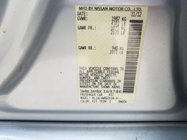 Photo 9 VIN: 1N4BL3AP8DC169786 - NISSAN ALTIMA 3.5 