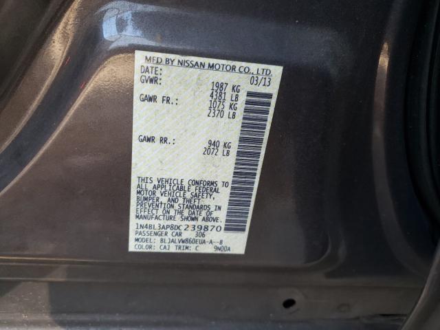 Photo 9 VIN: 1N4BL3AP8DC239870 - NISSAN ALTIMA 3.5 