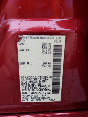 Photo 11 VIN: 1N4BL3AP8EC266746 - NISSAN ALTIMA 