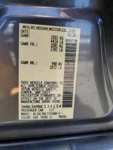 Photo 12 VIN: 1N4BL3AP8HC134154 - NISSAN ALTIMA 3.5 