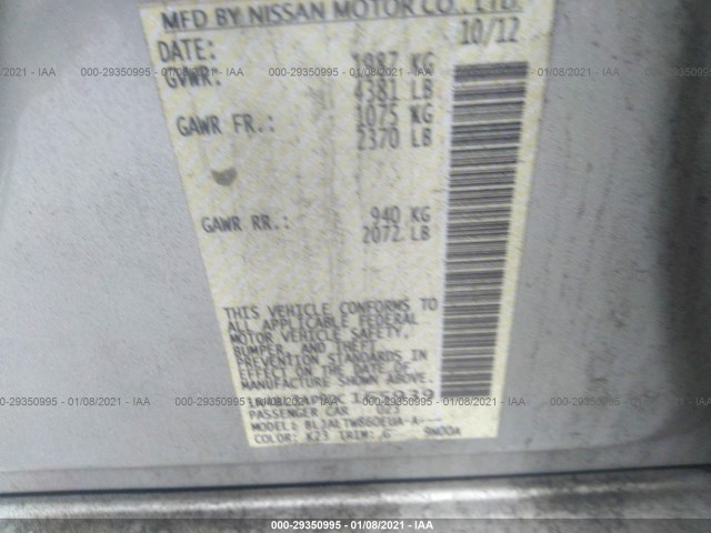 Photo 8 VIN: 1N4BL3AP9DC165939 - NISSAN ALTIMA 