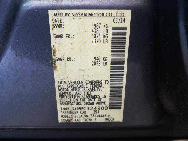 Photo 9 VIN: 1N4BL3AP9EC324900 - NISSAN ALTIMA 3.5 