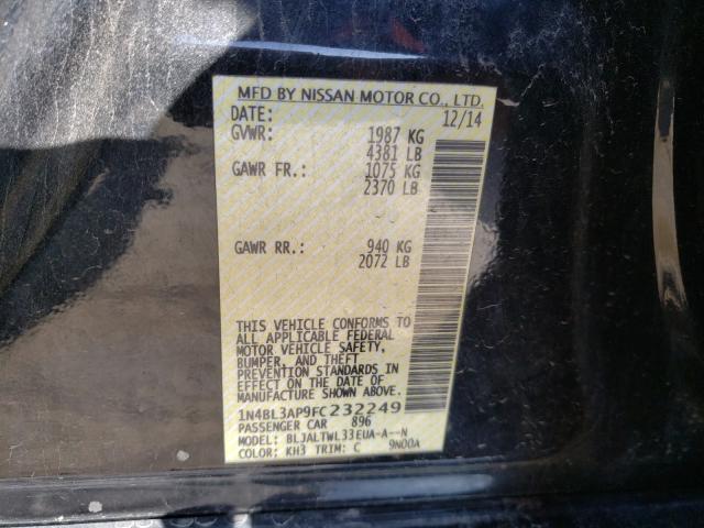 Photo 9 VIN: 1N4BL3AP9FC232249 - NISSAN ALTIMA 3.5 