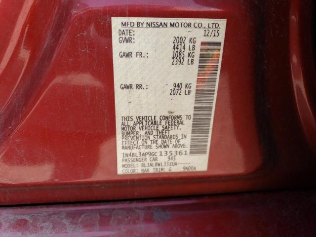 Photo 12 VIN: 1N4BL3AP9GC135361 - NISSAN ALTIMA 3.5 