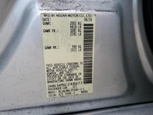 Photo 11 VIN: 1N4BL3AP9GC248677 - NISSAN ALTIMA 3.5 