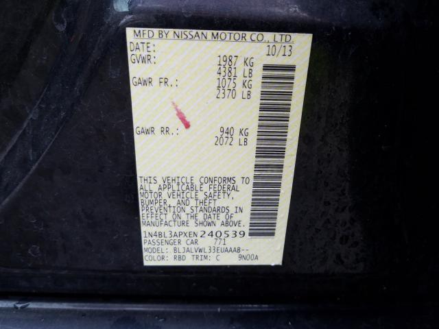 Photo 9 VIN: 1N4BL3APXEN240539 - NISSAN ALTIMA 3.5 