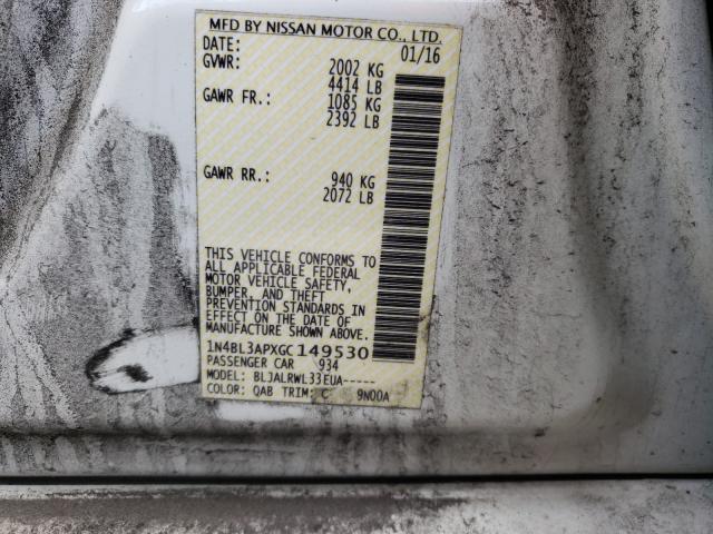 Photo 9 VIN: 1N4BL3APXGC149530 - NISSAN ALTIMA 3.5 