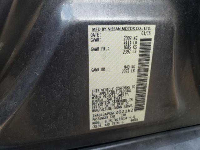 Photo 12 VIN: 1N4BL3APXGC202162 - NISSAN ALTIMA 3.5 