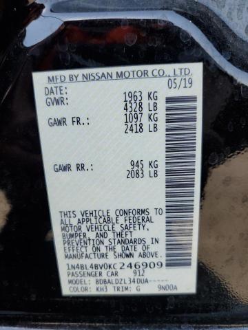 Photo 11 VIN: 1N4BL4BV0KC246909 - NISSAN ALTIMA S 