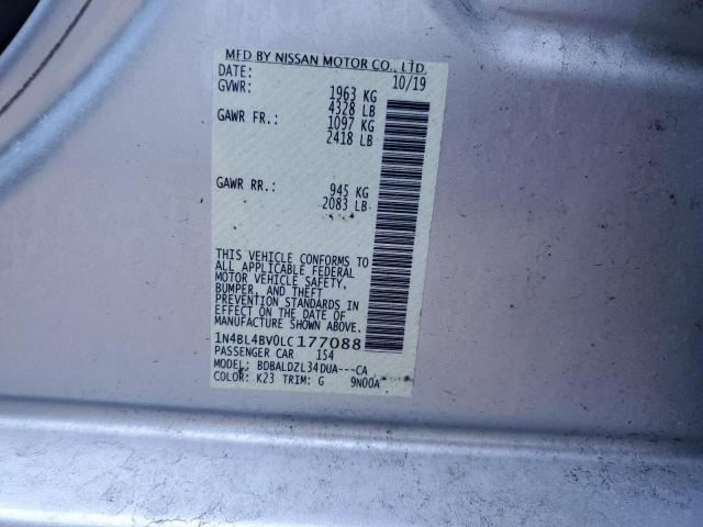 Photo 11 VIN: 1N4BL4BV0LC177088 - NISSAN ALTIMA S 