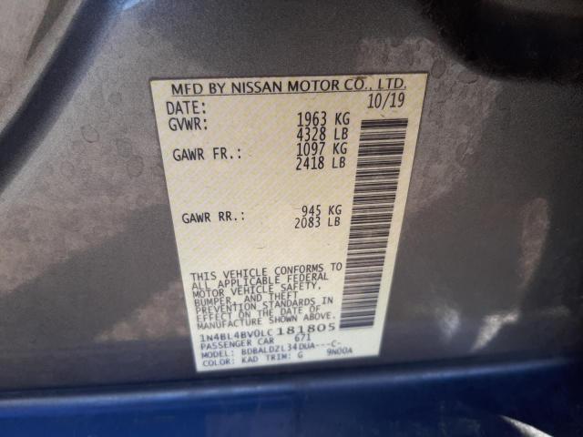 Photo 11 VIN: 1N4BL4BV0LC181805 - NISSAN ALTIMA 