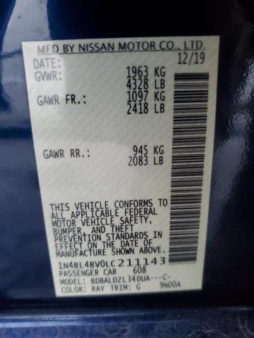 Photo 11 VIN: 1N4BL4BV0LC211143 - NISSAN ALTIMA 