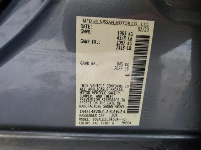 Photo 11 VIN: 1N4BL4BV0LC232624 - NISSAN ALTIMA S 