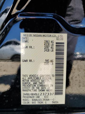 Photo 11 VIN: 1N4BL4BV0LC237337 - NISSAN ALTIMA 