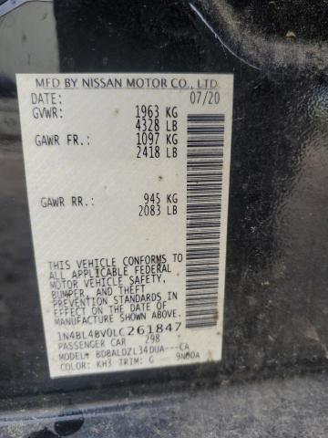 Photo 11 VIN: 1N4BL4BV0LC261847 - NISSAN ALTIMA S 