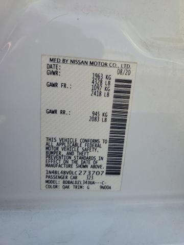 Photo 11 VIN: 1N4BL4BV0LC273707 - NISSAN ALTIMA S 