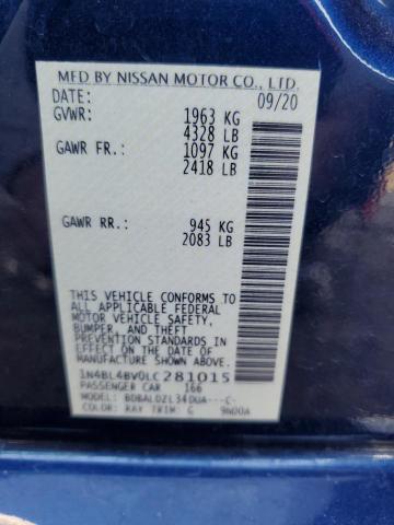 Photo 11 VIN: 1N4BL4BV0LC281015 - NISSAN ALTIMA 