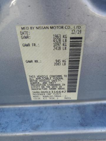 Photo 12 VIN: 1N4BL4BV0LN316642 - NISSAN ALTIMA 