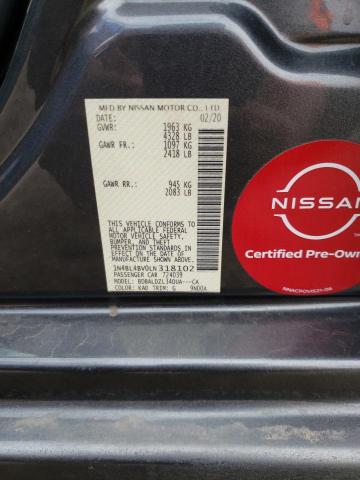 Photo 12 VIN: 1N4BL4BV0LN318102 - NISSAN ALTIMA S 