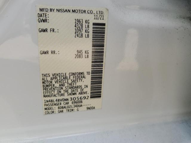 Photo 11 VIN: 1N4BL4BV0NN305692 - NISSAN ALTIMA S 