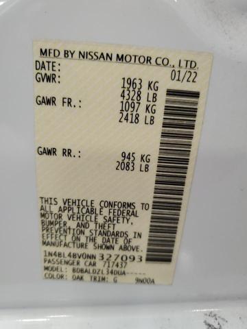 Photo 11 VIN: 1N4BL4BV0NN327093 - NISSAN ALTIMA S 